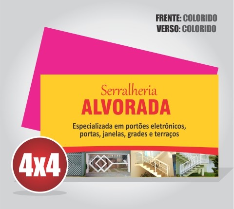 Cartão de Visita - UV Total F/V